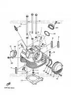 CULASSE pour Yamaha YFM350X de 1989