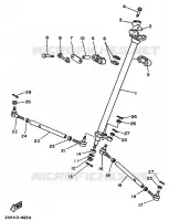 DIRECTION pour Yamaha YFM350X de 1989