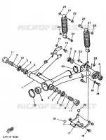 BRAS OSCILLANT / AMORTISSEUR pour Yamaha YFU1 de 1989