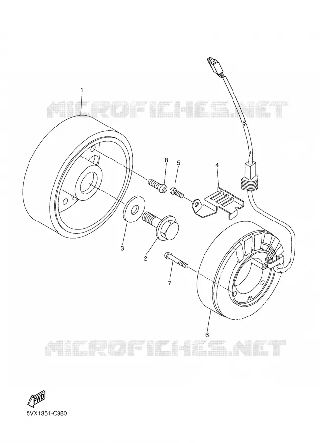 ALLUMAGE Yamaha MOTO 600 2005 FZ6  FZ6-NST
