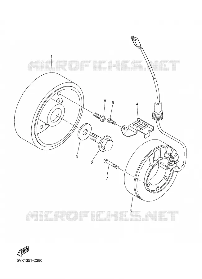 ALLUMAGE Yamaha MOTO 600 2006 FZ6  FZ6-NV
