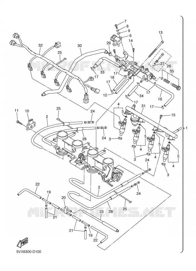 ADMISSION 2 Yamaha MOTO 600 2006 FZ6  FZ6-NV