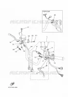 COMMODO / LEVIER pour Yamaha YFM125A de 2013