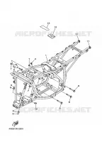 CADRE pour Yamaha YFM250 de 2002