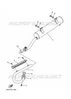 ECHAPPEMENT pour Yamaha YFM250 de 2004