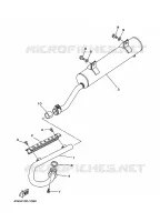 ECHAPPEMENT pour Yamaha YFM250 de 2004