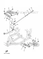 SUPPORT / REPOSE PIEDS pour Yamaha YFM250 de 2004