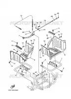 SUPPORT / REPOSE PIEDS pour Yamaha YFM250 de 2005