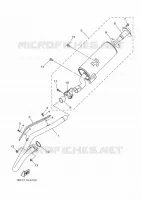 ECHAPPEMENT pour Yamaha YFM250R de 2013