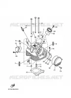 CULASSE pour Yamaha YFM350R de 2008