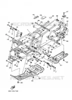 CADRE pour Yamaha YFM350FWAN de 2011