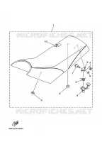 SELLE pour Yamaha YFM350X  de 2002