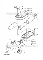 ADMISSION pour Yamaha YFM350X  de 2003