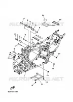 CADRE pour Yamaha YFM350X  de 2003
