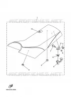 SELLE pour Yamaha YFM350X  de 2003