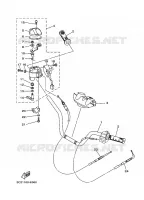 GUIDON ET CABLES pour Yamaha YFM450FAS  de 2006