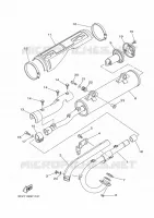 ECHAPPEMENT pour Yamaha YFM450FAS  de 2006