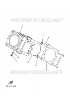 CYLINDRE pour Yamaha YFM450FAS  de 2006