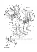 SUPPORT / REPOSE PIEDS pour Yamaha YFM450FAS  de 2006