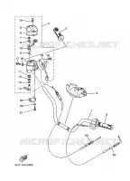 GUIDON ET CABLES pour Yamaha YFM450FAS  de 2008