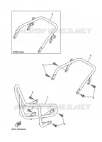 PARE CHOCS pour Yamaha YFM450FAS  de 2008