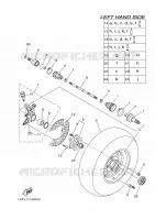 ROUE AVANT pour Yamaha YFM550FWAD de 2013