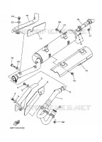 ECHAPPEMENT pour Yamaha YFM600FWA de 1999
