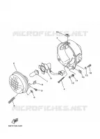 PHARE  pour Yamaha YFM600FWA de 2001