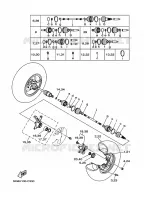 ROUE AVANT pour Yamaha YFM660FWA  de 2005