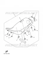 SELLE pour Yamaha YFM660R de 2001