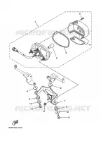 FEU ARRIERE 2 pour Yamaha YFM660R de 2001