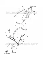 RESERVOIR D'HUILE pour Yamaha YFM660R de 2001