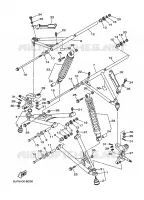 SUSPENSION / ROUE AVANT pour Yamaha YFM660R de 2003