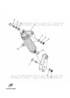 AMORTISSEUR ARRIERE pour Yamaha YFM660R de 2004