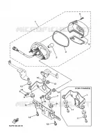 FEU ARRIERE 2 pour Yamaha YFM660R de 2004