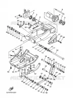 BRAS ARRIERE pour Yamaha YFM660R de 2004