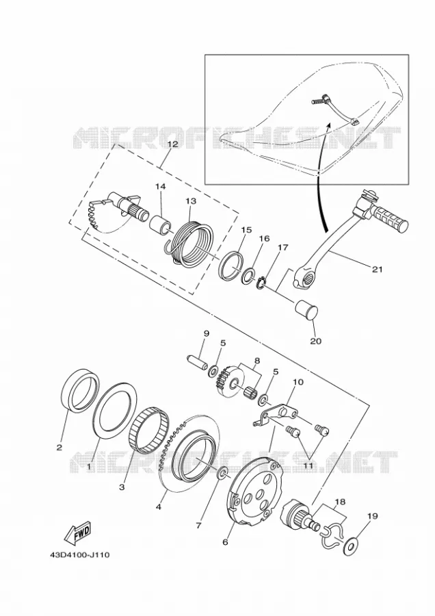 Relais De Démarreur Compatible Yamaha YFM Raptor 90 - 2009 à 2013 - Qualité Fiable Et Montage Direct