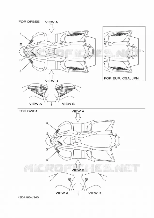 EMBLEME Yamaha QUAD 90 2010 RAPTOR  YFM90R