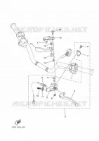COMMODO / LEVIER pour Yamaha YFZ450  de 2012