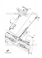 DIRECTION pour Yamaha YXR700F de 2008
