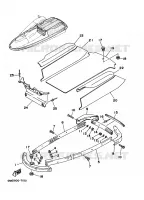 GUNWALE & MAT pour Yamaha J70KN de 2005
