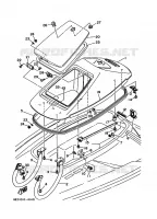 ENGINE HATCH pour Yamaha MJ700TL de 1994