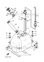 RESERVOIR A ESSENCE pour Yamaha MJ700TL de 1994