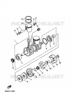 VILEBREQUIN / PISTON pour Yamaha MJ700TL de 1994