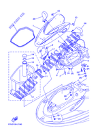 ENGINE HATCH 2 pour Yamaha F1F de 2003