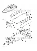 GUNWALE & MAT pour Yamaha SJ700B-H de 2009