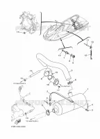 ECHAPPEMENT 2 pour Yamaha VX700-L de 2012