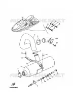 ECHAPPEMENT 2 pour Yamaha WB800X de 1999