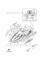 EMBLEME 2 / OUTILS pour Yamaha WB800X de 1999