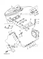 HULL & DECK pour Yamaha WB800X de 1999